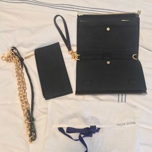 Dagne Dover original clutch saffiano leather
